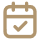 calendar-check-01 Icon Kalender mit Checkmark
